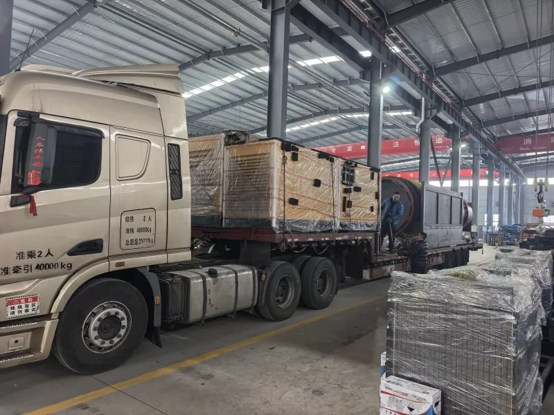 د جينقي کان کیندنې ماشین روسیې ته د ډرم جلا کولو او ملاتړ کولو تجهیزاتو یوه ډله واستوله